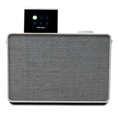 Imagen de Pure Evoke Play Sistema de música versátil para Interiores y Exteriores (Radio Dab+ /FM, Radio por Internet, podcasts, Spotify Connect, Bluetooth en un Rico Sonido estéreo 40W), Blanco algodón