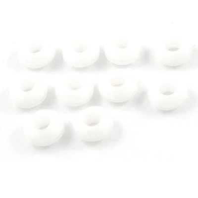 Imagen de sourcing map a12032600ux0854 10 piezas 5 mm de diámetro interno laterales doble firewall arandelas goma blanca