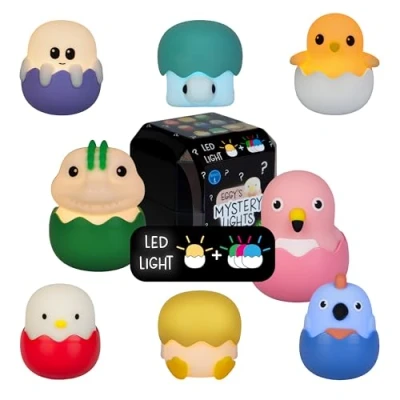 Imagen de MegaLight Blind Box Mini Luces de Noche para niños Mystery selección aleatoria Figuras 1 9 coleccionar 4 Colores luz Diferentes infinitamente dimmable EGGY&#039;S Lights