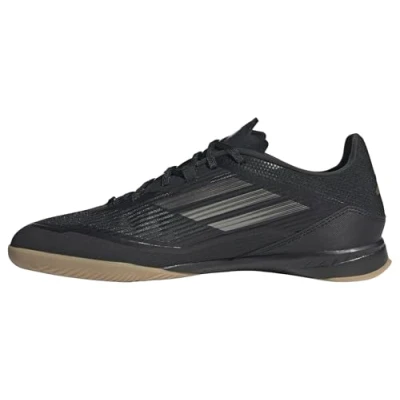 Imagen de adidas Performance F50 League Indoor Botas de fútbol sin tacos, Hombre, Talla: 39 1/3, Core black/iron metallic/gold metallic Zapatos