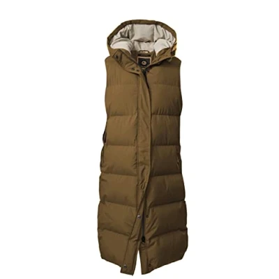 Imagen de G.I.G.A. DX Gw 68 Wmn Qltd VST Chaleco Acolchado Funcional con Capucha, marrón Claro, 38 para Mujer