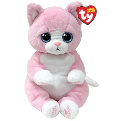 Imagen de TY Lillibelle Gato Beanie Bellies Medium 24 cm Gorro de Peluche Suave para bebé, Coleccionable