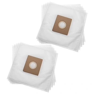 Imagen de vhbw 10x Bolsa aspiradora reemplaza Hoover 35601663, H75 para vellón micro, 27 cm x 26,5 cm, blanco