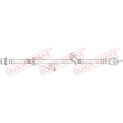 Imagen de QUICK BRAKE 58.860 Latiguillos de Freno 650 TOYOTA: Corolla X Berlina