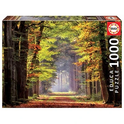 Imagen de Educa Herfstwandeling 1000 Puzle para niños, Talla: One Size, Multi coloured