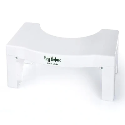 Imagen de Hey Nature HOCA Móvil Taburete Plegable baño/Taburete baño fisiologico contra hemorroides, estreñimiento, Colon Irritable/Banco WC para una evacuación Suave y rápida/banqueta