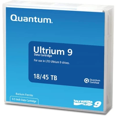 Imagen de Quantum Ultrium LTO 9 Data Cartridge 18TB Native / 45TB 2.5:1 Compression, Black (MR L9MQN 01)