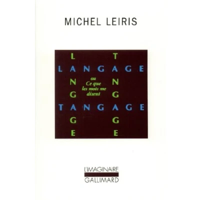 Imagen de Langage Tangage Ou Ce Que Les Mots Me Disent (ebook)