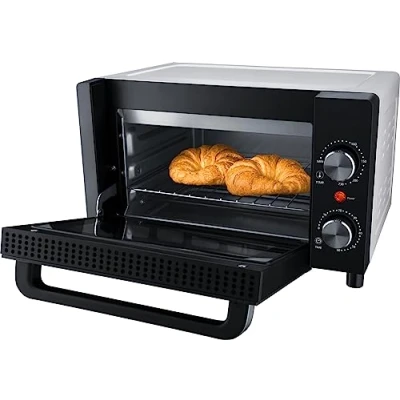 Imagen de Minihorno Steba con aprox. 9 l de interior, profundidad pizza hasta Ø 22 cm, calor superior e inferior, temporizador 60 min., KB A9