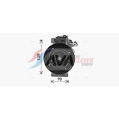 Imagen de PRASCO MSAK737 Compresor de Aire Acondicionado 6SAS14C 12 PAG 46 YF R 1234yf, 134 a con acoplamiento magnético MERCEDES BENZ: GLA