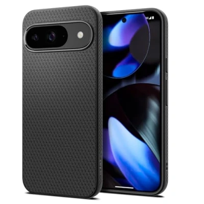 Imagen de Spigen Liquid Air TPU Back Cover Negro Google Pixel 9/9 Pro