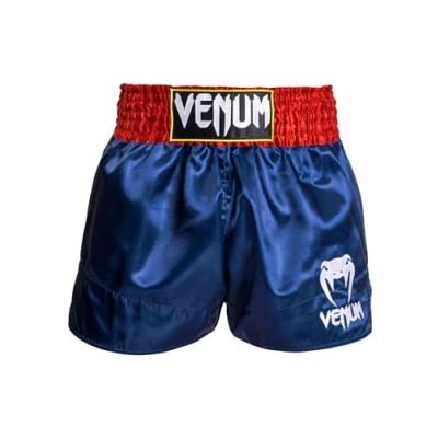Imagen de Venum Classic MUAY THAÏ Short Pantalón corto de deporte, Hombre, Talla: XS, Blue/red/white