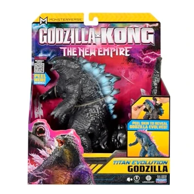 Imagen de MonsterVerse Godzilla x Kong: The New Empire, 7 Inch Authentic Titan Evolution Action Figure Toy, icónico Personaje de película Coleccionable, Adecuado para Edades 4 años +