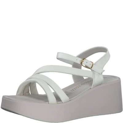 Imagen de MARCO TOZZI 2 28000 20, Sandalias con cuña para Mujer, Gris (Pebble), 39 EU
