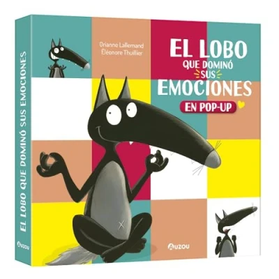 Imagen de El lobo que dominó sus emociones, libro pop up
