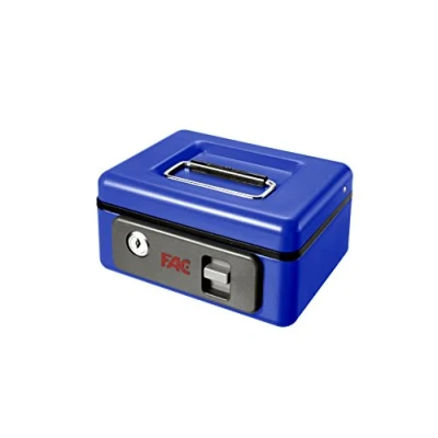 Imagen de FAC 25003 Caja de caudales con pulsador, número 1, color azul