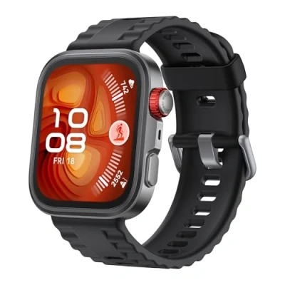 Imagen de HUAWEI Watch FIT4 Pro Smartwatch, Ultrafino, 1.82&quot; Cristal de Zafiro y Titanio, Monitor Actividad Física, ECG, hasta 10 Días Duración la Batería, Compatible con iOS Android, Negro
