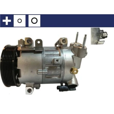 Imagen de MAHLE ORIGINAL ACP 956 000S Compresor de Aire Acondicionado 5SEL12C 12 PAG 46 YF R 1234yf, 134 a con junta anular CITROËN: C4 II Hatchback