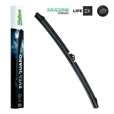 Imagen de Limpiaparabrisas Valeo Everguard Silicone Single 566002 380mm delante Escobilla con hoja plana FORD: FIESTA 6, Tourneo Courier, 6 Van