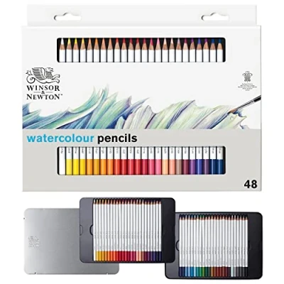 Imagen de Winsor &amp; Newton Lápices acuarelables, Surtidos, 48 colores