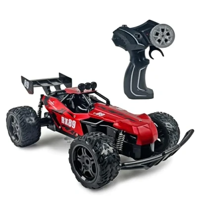 Imagen de TURBO CHALLENGE Coche RX 89 Fundido A presión 093721 teledirigido Rojo 1/12 Listo para Usar Batería Recargable y Pilas Incluidas Metal Partir de 6 años