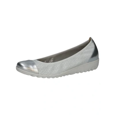 Imagen de CAPRICE Mujer 9 22103 42, Zapatos Tipo Ballet, Color Blanco, 42 EU