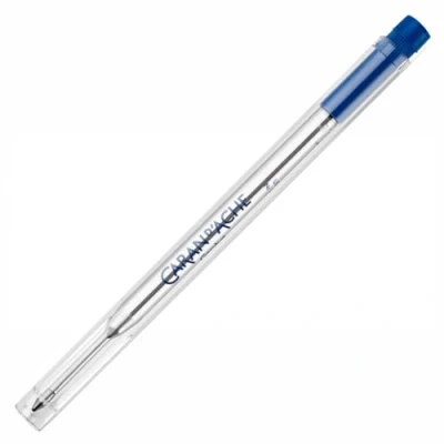 Imagen de Caran d&#039;Ache Goliath Recambio de tinta para bolígrafo (punta acero, tamaño medio), color azul