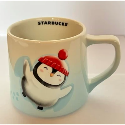 Imagen de STARBUCKS Taza de Navidad edición limitada, diseño pingüino 2024