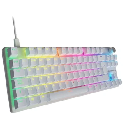 Imagen de Teclado gaming NEWSKILL Serike V2 TKL, USB tipo A, extraible, Teclas iluminadas, Con rueda de volumen, Negro