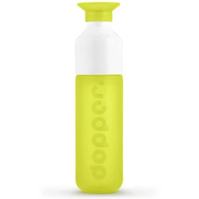 Imagen de Dopper Original Seahorse Lime Botella Agua 450ml deportiva 100% reciclable, libre de BPA Reutilizable adecuada para el deporte, fitness, aire libre, la escuela y oficina.