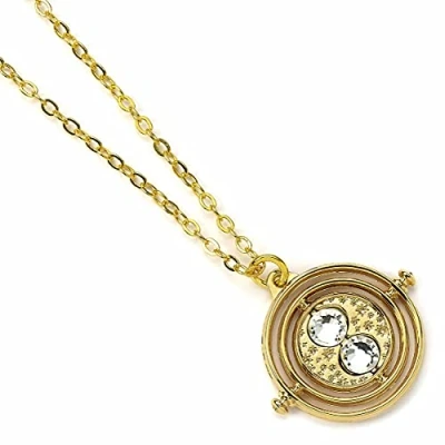 Imagen de HARRY POTTER Carat Shop The Pendant &amp; Necklace Fixed Time Turner (Gold Plated)