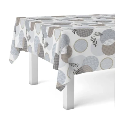 Imagen de Martina Home Mantel Hule Lens Blanco 180X140 CM