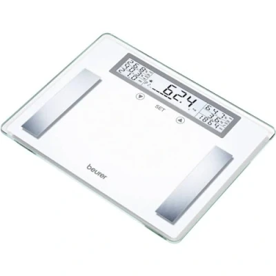 Imagen de Beurer BG 51 XXL Báscula de baño diagnóstica, gran plataforma 39 x 30 cm, memoria para 10 usuarios, color blanco