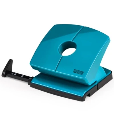 Imagen de NOVUS Locher B220 color ID 2.0 Perforadora (20 hojas de potencia perforación, carril tope bloqueo, piezas funcionales metal), azul