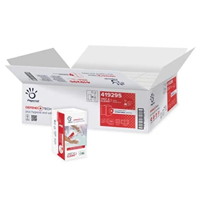 Imagen de Papernet Fast&amp;Clean Defend Tech 419295 Paños de limpieza multiusos (2 capas, 20 paquetes 100 hojas, 21,6 x 33,2 cm)