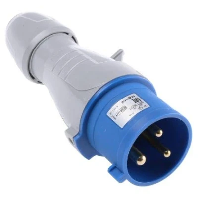 Imagen de Legrand 555234 Clavija Aérea P17 Pro, 200/250 V, 32 A, 2P+T, IP 44