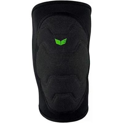 Imagen de erima 7240701 Rodillera, Negro/Verde, S