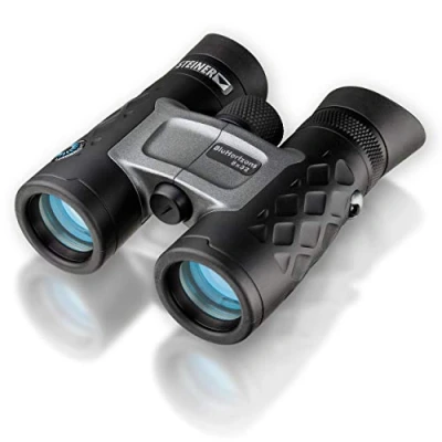 Imagen de STEINER Prismáticos BluHorizons 8x32 Óptica de Calidad Alemana, Reduce los Reflejos o deslumbramientos del Agua, la Arena Nieve, Compacto y Ligero