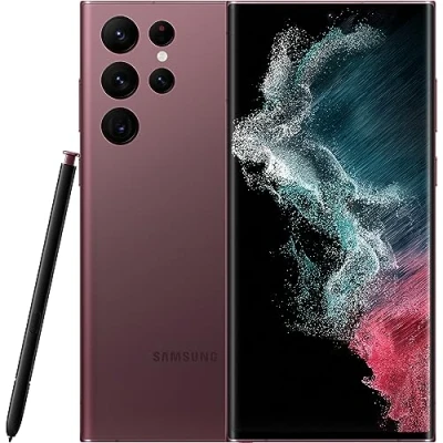 Imagen de Samsung Galaxy S22 Ultra SM S908B 17.3 cm (6.8) Dual SIM Android 12 5G USB Type C 8 GB 128 5000 mAh Burgundy