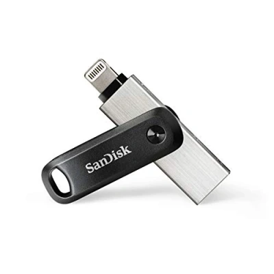 Imagen de Pendrive Para móvil 256 GB SanDisk iXpand Flash Drive Go, iPhone y iPad, USB 3.0, OTG, Windows Mac, Negro