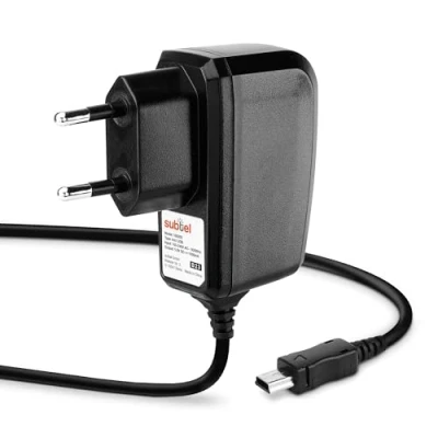 Imagen de subtel® Cargador Compatible con Nintendo Wii U Pro Controller, Cable de Carga Mini USB 1.1m 1A / 1000mA para mandos/Consolas