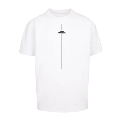 Imagen de Merchcode Think Different Heavy Camiseta estampada, Hombre, Talla: 4XL, White