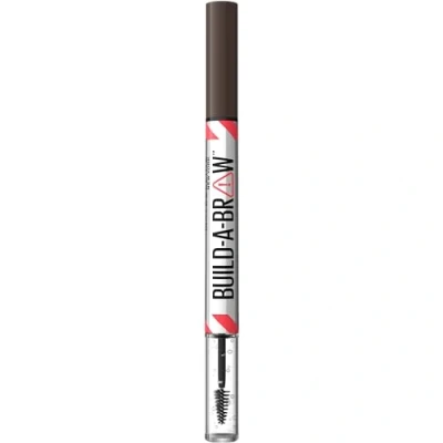 Imagen de L&#039;Oréal Maybelline New York Build A Brow 2 en 1 con Rotulador preciso y Gel Fijador de cejas, Tono: 260 Deep Brown