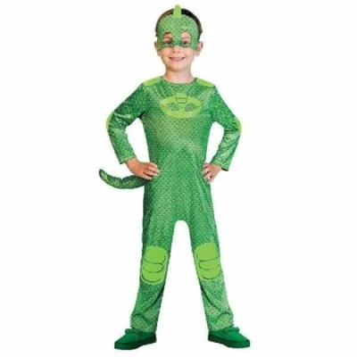 Imagen de amscan PJMASQUES GLUGLU Gekko Disfraz Unisex niño Verde 2 3 años, 9902955