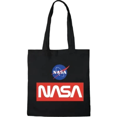 Imagen de Nasa TOTE BAG LOGO, REFERENCIA: BWNASADBB013, NEGRO, 38 x 42 CM
