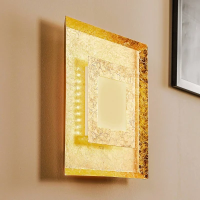 Imagen de Eco Light Aplique LED Window, 39x39 cm, dorado