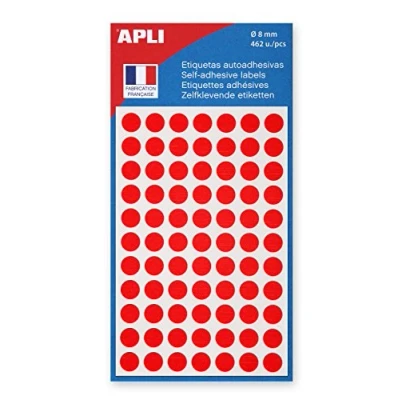 Imagen de Apli 111833 Bolsa de 462 pastillas rojas Ø 8 mm