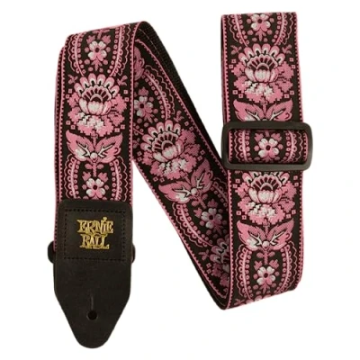 Imagen de Ernie Ball Pink Orleans Jacquard Strap