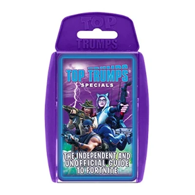 Imagen de Top Trumps La guía independiente y no oficial del juego de cartas Fortnite Specials, aprende datos sobre grados armas, tasa fuego más, regalos educativos juguetes para jugadores niños