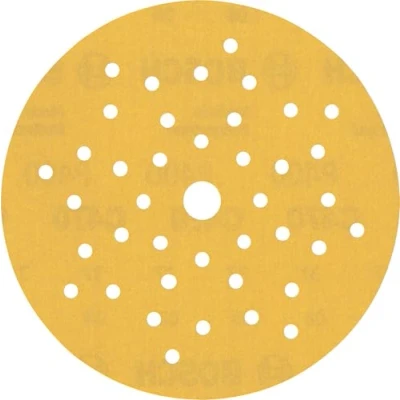 Imagen de Bosch Professional 50 x Lijas Expert C470 multiperforados, para Madera dura, Pintura sobre madera, 125 mm, Grano 400, Accesorios Lijadora excéntrica